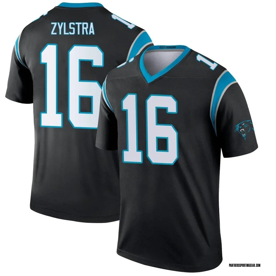 Brandon Zylstra Carolina Panthers Youth Legend Nike Jersey Black