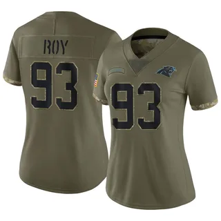 Carolina Panthers Bravvion Roy Blue Color Rush Legend Jersey - Womens -  Dingeas