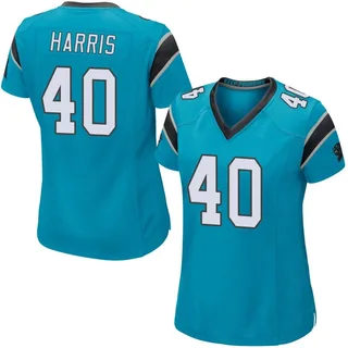 Charles Harris Carolina Panthers Women's Game Alternate Nike Jersey - Blue