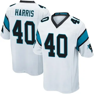 Charles Harris Carolina Panthers Youth Game Nike Jersey - White