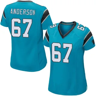 Jack Anderson Carolina Panthers Women's Game Alternate Nike Jersey - Blue