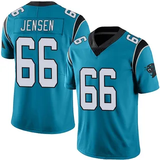 Nash Jensen Carolina Panthers Men's Limited Alternate Vapor Untouchable Nike Jersey - Blue