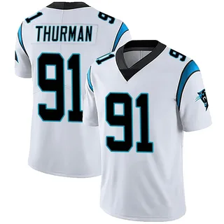 Nick Thurman Carolina Panthers Men's Limited Vapor Untouchable Nike Jersey - White