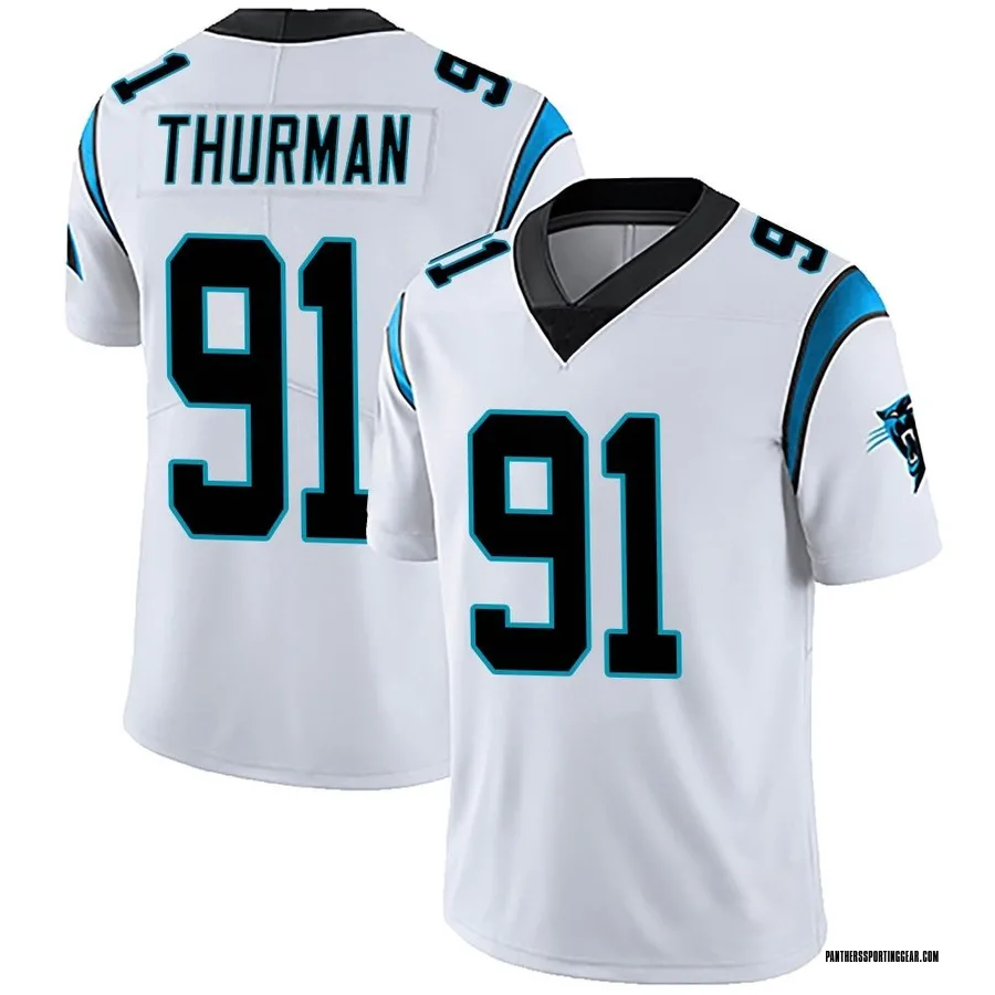 Nick Thurman Carolina Panthers Men's Limited Vapor Untouchable Nike Jersey - White