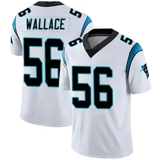 Trevin Wallace Carolina Panthers Men's Limited Vapor Untouchable Nike Jersey - White