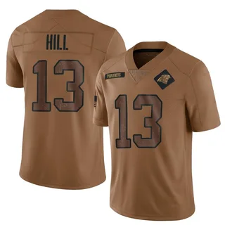 Troy Hill Carolina Panthers Men's Limited 2023 Salute To Service Nike Jersey - Brown