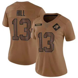 Troy Hill Carolina Panthers Women's Limited 2023 Salute To Service Nike Jersey - Brown